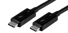 Thunderbolt 3 (USB Type-C ) Cable, 1.5ft (~0.5m)